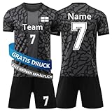 Generisch Personalisierte Fußballtrikiot Kinder/Erwachsene Benutzerdefiniert Trikot Name Nummer...