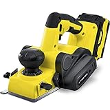 TROTEC Akku-Elektrohobel PPLS 10‑20V Hobel (20 V 4,0 Ah/max. 1,5 mm Spantiefe/max. 82 mm...