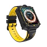 Lawnoval 4G Uhr mit Videoanruf, LBS Standortverfolgung, Voice Chat, HD-Kamera, ABS-Material K39H...