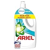 Ariel Flüssigwaschmittel, 100 Waschladungen Universal+ Waschmittel, Mit der Frische von Febreze,...