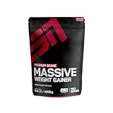 ESN Massive Weight Gainer, Chocolate Cream, 4 kg, ideal für die Massephase, bis zu 536 kcal pro...
