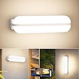 Letlit LED Wandleuchte Innen/Außen Weiß, 20W 2000LM Moderne Wandlampe Up and Down Belechtung,...