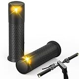 E Scooter Blinker mit Griff, Roller Blinklicht Roller Griff Licht Warnlicht Doppelblitzlicht...