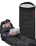 Schlafsack, Sportneer Anziehbarer Deckenschlafsäcke 220 x 84 cm tragbarer 4-Jahreszeiten mit...