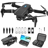 Drohne mit Kamera 4K, ferngesteuerter Quadrocopter mit Headless-Modus, Start/Landung mit einer...