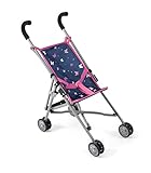 Bayer Chic 2000 Puppenbuggy Roma, Puppenwagen, Mini-Buggy, Butterfly, Navy-pink, 601-33, 50 x 29 x...