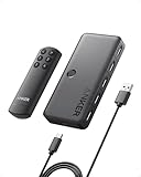 Anker HDMI Switch, 4K@60Hz Umschalter, 4 in 1 Gerät mit glatter Oberfläche, unterstützt HDR, 3D,...