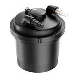 SunSun CPF-280 Druckteichfilter 9000 l/h / 11 W UVC Einheit, Teichdruckfilter für Teiche bis 8000...