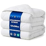Amazinggirl Bettdecke 135x200 Ganzjahresbettdecke – Weiche atmungsaktive Steppbettdecke für...