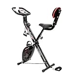 Christopeit Sport Klappheimtrainer X 3 Bike - 8-Stufig, bis 100kg Gewicht, 5kg Magnet-Bremssystem,...