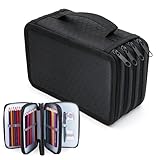 Federmäppchen Große 72 Slots Federmappe für Schule Studenten, Arbeit, Office Pen Organizer Holder...