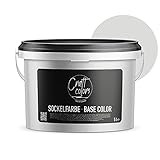 Craft Colors Sockelfarbe 5L Seidengrau | hochwertige Farbe für Beton, Mauerwerk, Kellerwand,...