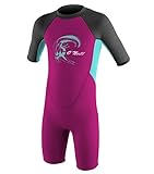 O'Neill Wetsuits Kinder Toddler Reactor Spring Neoprenanzug, Berry/Ltaqua/Graph, 4 Jahre