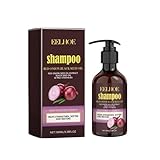 Zwiebel-Schwarzkümmelöl-Shampoo, Anti-Schuppen-Feuchtigkeitsshampoo für die Haarpflege. Nährt...