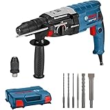 Bosch Professional Bohrhammer GBH 2-28 F (Leistung 880 Watt, Bohr-Ø Beton max: 28 mm, inkl. 6tlg....