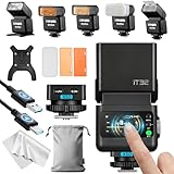 Godox iT32 TTL Kamera Blitz mit X5-O Auslöser Funktrigger, 2.4G HSS 1/8000s Drahtloses...