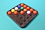 GamePoint Balltablett für Billardkugeln aus PVC zur Kugelaufbewahrung für 22 Snookerkugeln (52mm)