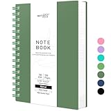 RETTACY Notizbuch A5 Gepunktetes, Bullet Dot Journal, Spiral-Notizbücher 300 Blatt/150 Seiten zum...