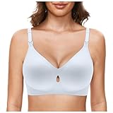 Dünner BH Damen ohne bügel Bügelloser Soft Bustier Damen Nahtloser BH ohne bügel mit...