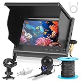 Fishfinder, Unterwasserkamera Angeln, Weitwinkel-Infrarot-Nachtsicht,Unterwasserkamera Fischfinder...