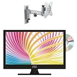 Antarion LED-TV-Set, 16 Zoll, 40 cm, HD TNT + TV-Halterung, Camping, Auto, 180 °, max. Belastung 15...