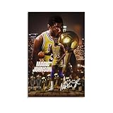 sipfsi Magic Johnson MVP Basketball-Poster, Bilddruck, Wandkunst, Gemälde, Leinwand, Kunstwerke,...