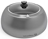 LotusGrill Grillhaube Edelstahl XL DK-SG-435 integrierter Thermometer einfache Handhabung