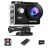 Apexcam M80Air mit 64G Karte Action Cam 4K60FPS 64MP WiFi Sportskamera Unterwasserkamera 40m...