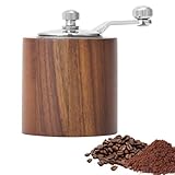 Manuelle Gewürzmühle – Kaffeemühle aus Holz, Pfeffer- und Salzmühle mit einstellbarer Ebene |...