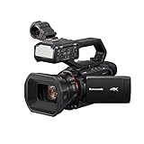Panasonic HC-X2000E Profi Camcorder (4K Video, Kamera mit LEICA Objektiv, 25mm Weitwinkel, 24x...