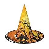 Halloween Kürbis Oxford Tuch Faltbar Halloween Hexe Zauberer Hut 1/2/3 Stück