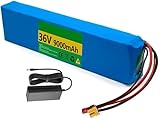 36V 9Ah Ebike Batterie, 36V 9Ah Elektroroller-Akku 36V 9AH Elektrofahrrad Batterie 36V Roller-Akku...
