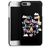 Hard Case kompatibel mit Apple iPhone 8 Plus Schutzhülle schwarz Smartphone Backcover Disney...