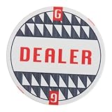 VICASKY Poker Dealer Button aus Langlebiger Keramik Multifunktional und Robust für Poker Spieltisch...
