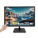 19 Zoll Touchscreen Monitor HD 1440x900P, Eingebaute Lautsprecher, VESA, TN Panel Desktop PC Touch...