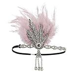 Vintage Flapper-Stirnband Gänseblümchen Buchananan Kostüm Great Gatsby Leaf Tiara Kopfschmuck...