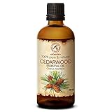 Ätherisches Zedernöl 100ml - Cedrus Atlantica- Haut & Haare - Reines Zedernöl - Ätherische Öle...