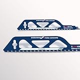 Psatfito 2PC Säbelsägeblatt Stein, Sägeblatt 305mm, Hartmetallstahl, Säbelsägeblatt Ziegel, zum...