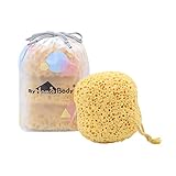 myHomeBody Premium Badeschwamm, Schaumstoff-Loofah-Schwamm, Körperschwamm für die Dusche...