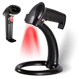 Olympia LS 6100 2D LED Barcode Scanner | Hochpräziser Handscanner mit USB | Schnelles Scannen von...