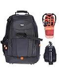 Rollei 20290 Fotoliner Fotorucksack M I großer Kamerarucksack I Daypack I inkl. Laptop-Fach,...