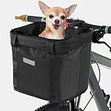 Fahrradkorb vorne, Fahrradlenkerkorb e-Bike frontkorb, einkaufskorb Fahrrad, Abnehmbarer...
