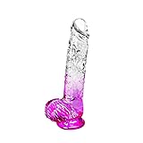Realistische klare gummi penis natur Dildo transparent sex spielzeug für Frauen saugnapf groß,17cm...
