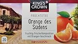 KING'S CROWN Früchtetee Oange des Südens mit fruchtig-frische Komposition mit Orangen-Geschmack...