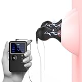 LZYLWC Elektroschock Nippelsauger für Frauen und Männer mit 9×19 Modi Brustwarzen Stimulator...