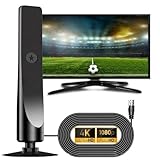 Festberg Hitenna Digitale TV-Antenne mit Verstärker - HD-Empfang, Plug & Play, Universal für...