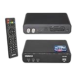 HUMAX HD Fox Digitaler Sat Receiver mit Aufnahmefunktion, HD Sat Receiver für Fernseher mit Single...