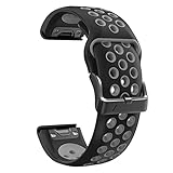 RGYYGR Silikon 26mm 22mm Schnellverschluss-Armband für Garmin Fenix ​​6 6S 6X Pro 5X 5 5Plus 3...