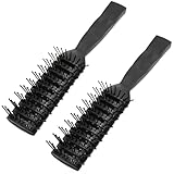Haarbürste mit Belüftung 2 Stück Haarbürste mit breiten Zähnen und kugelförmigen Borsten...