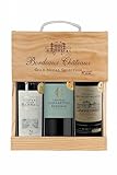 La Grande Vinothèque Selection Bordeaux - Wein Set Rotwein mit Goldmedaille in Holzkiste - Ideal...